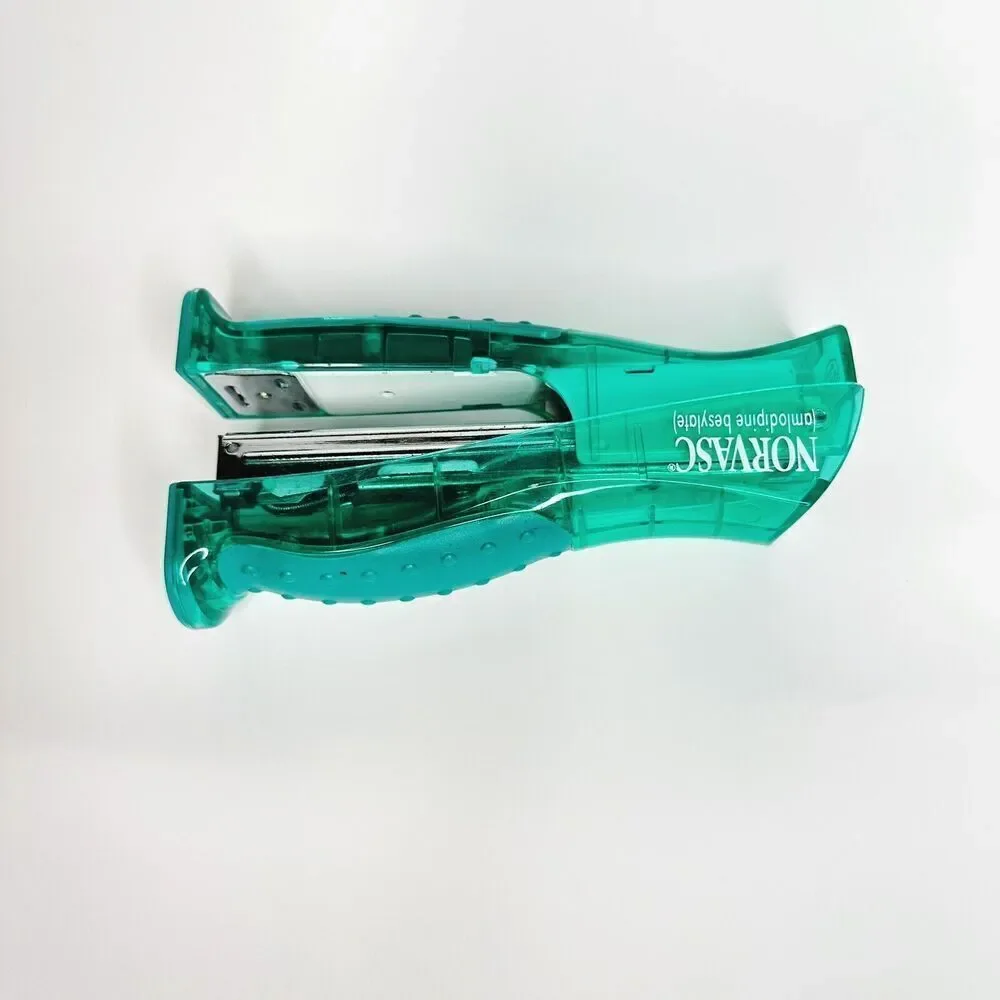 Teal Green See-Through Stand-Up Stapler Norvasc‎ Pharma Rep Advertising Pfizer